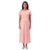 Feeding Dress for New Moms Casual Loungewear Ankle Length