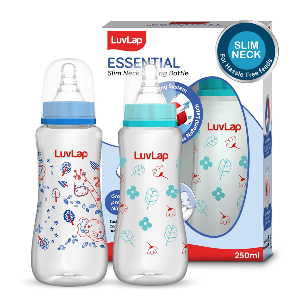 LuvLap Anti-Colic Slim/Regular Neck Essential