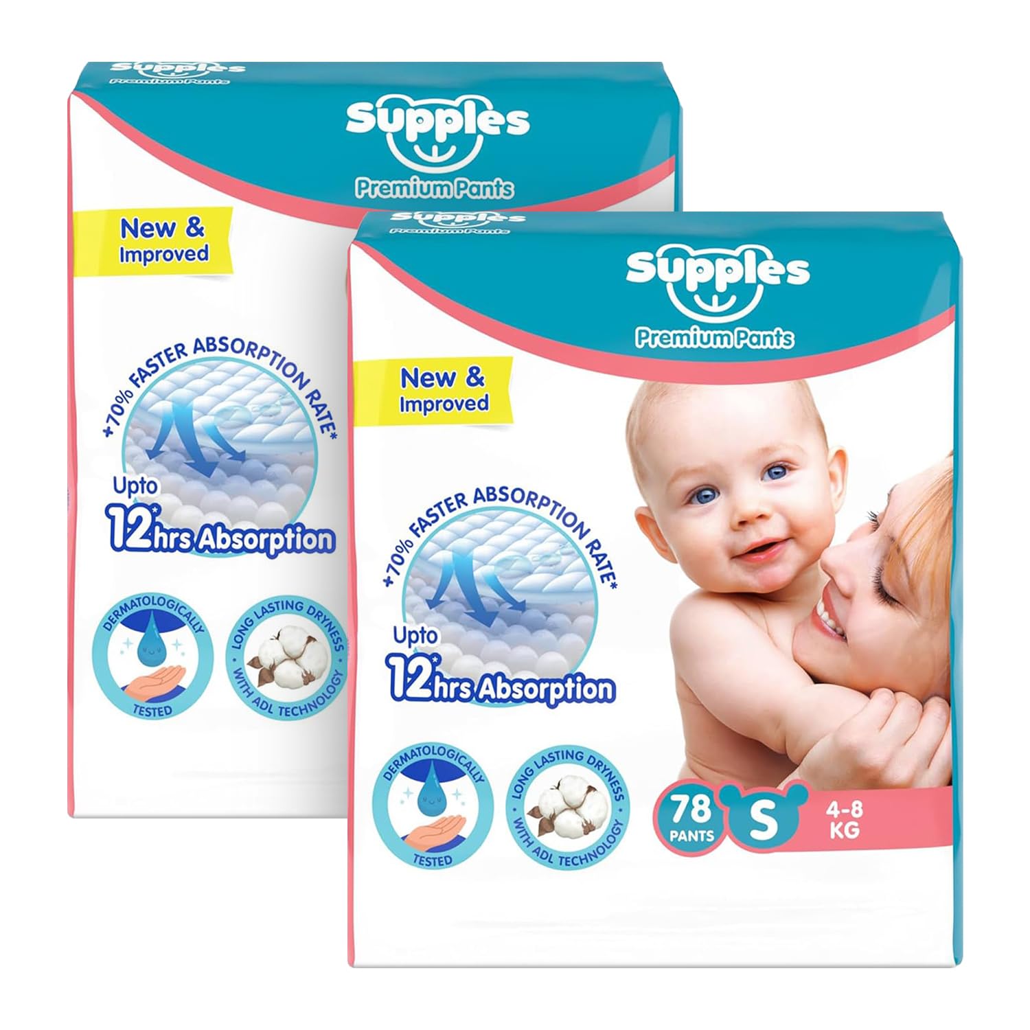 Supples Premium Baby Diaper Pants