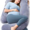 Momcozy Pregnancy Pillow for Sleeping - U Shaped