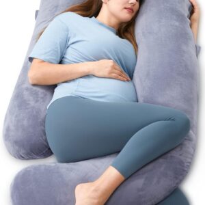 Momcozy Pregnancy Pillow for Sleeping - U Shaped